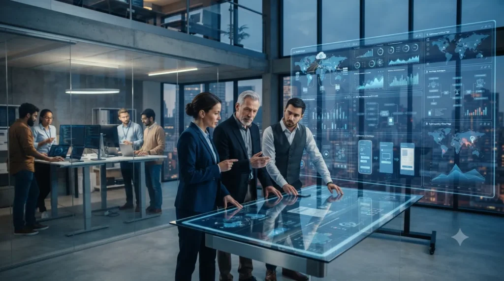Business growth powered by custom software development and digital transformation.