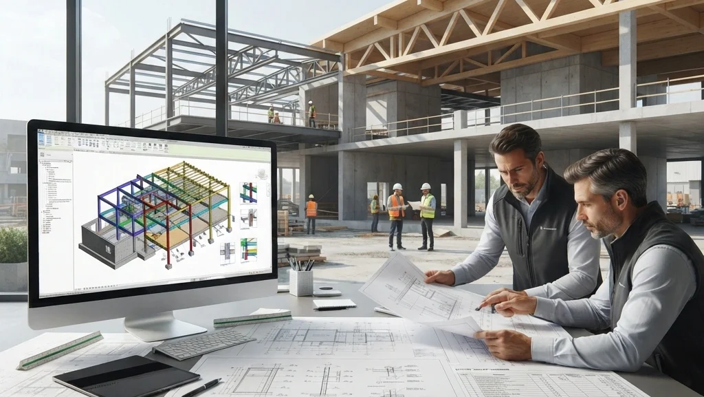 Structural design and quantity take-off services for timber, steel, and concrete projects
